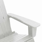 Garten-Lounge-Set 3 pcs Weiß HDPE