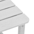 Garten-Lounge-Set 3 pcs Weiß HDPE