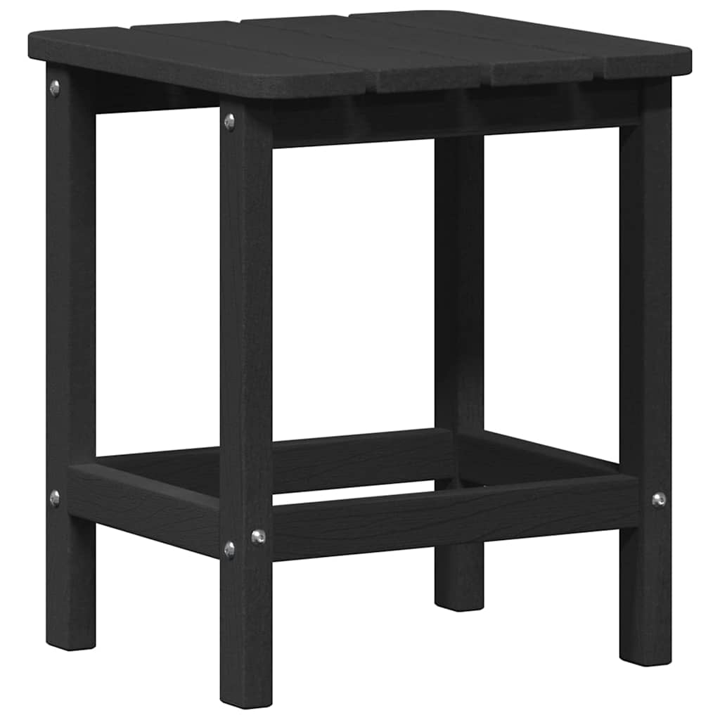 Garten-Lounge-Set 3 pcs Schwarz HDPE