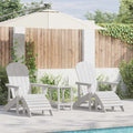 Gartenstuhl 2 pcs Weiß 83 x 74 x 92 cm Polyethylen