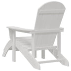 Gartenstuhl 2 pcs Weiß 83 x 74 x 92 cm Polyethylen