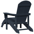 Gartenstuhl 2 pcs Marineblau 83 x 74 x 92 cm Polyethylen
