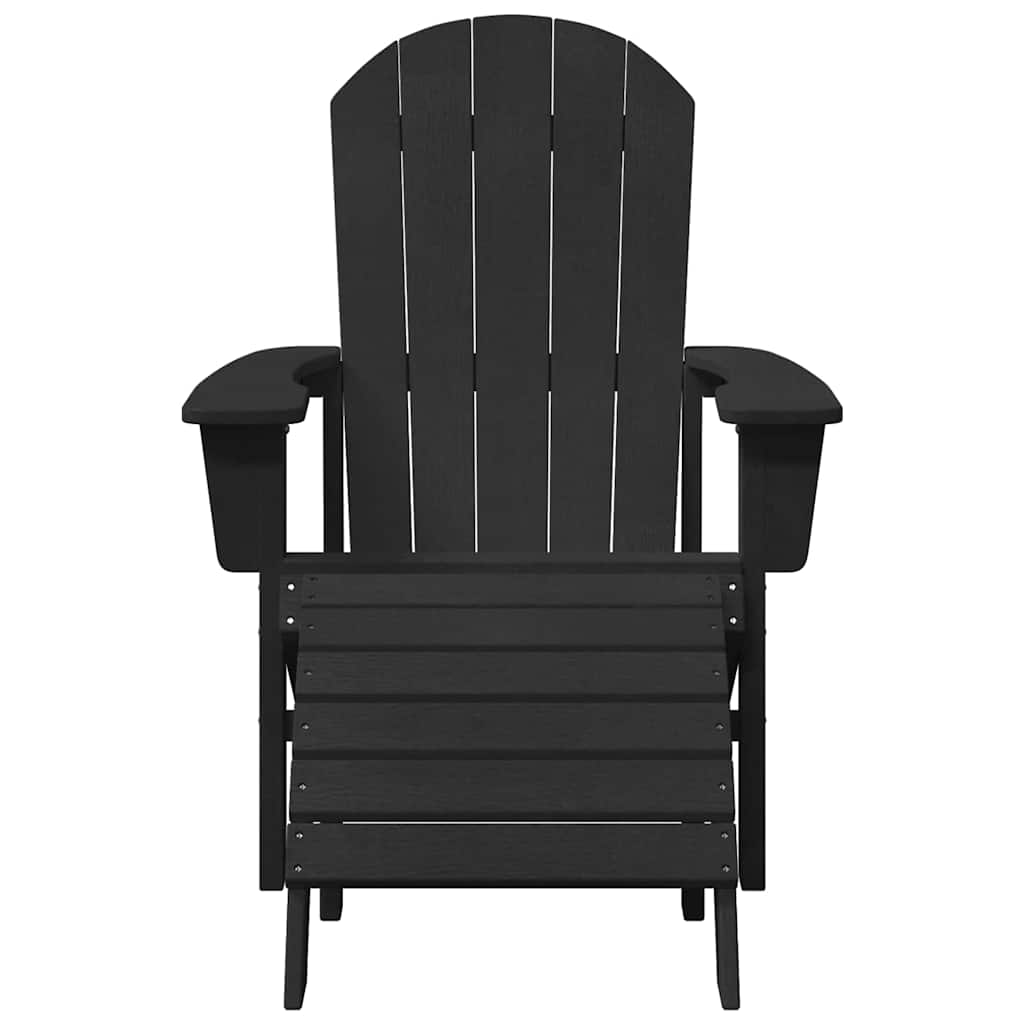 Gartenstuhl 2 pcs Schwarz 83 x 74 x 92 cm Polyethylen