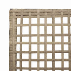 Gartenstuhl mit Kissen 2 pcs Beige 55 x 53 x 85 cm Poly-Rattan