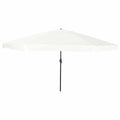 Garten-Sonnenschirm Sand 394 x 394 x 248 cm Polyester und Stahl