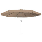 Garten-Sonnenschirm Taupe 394 x 394 x 248 cm