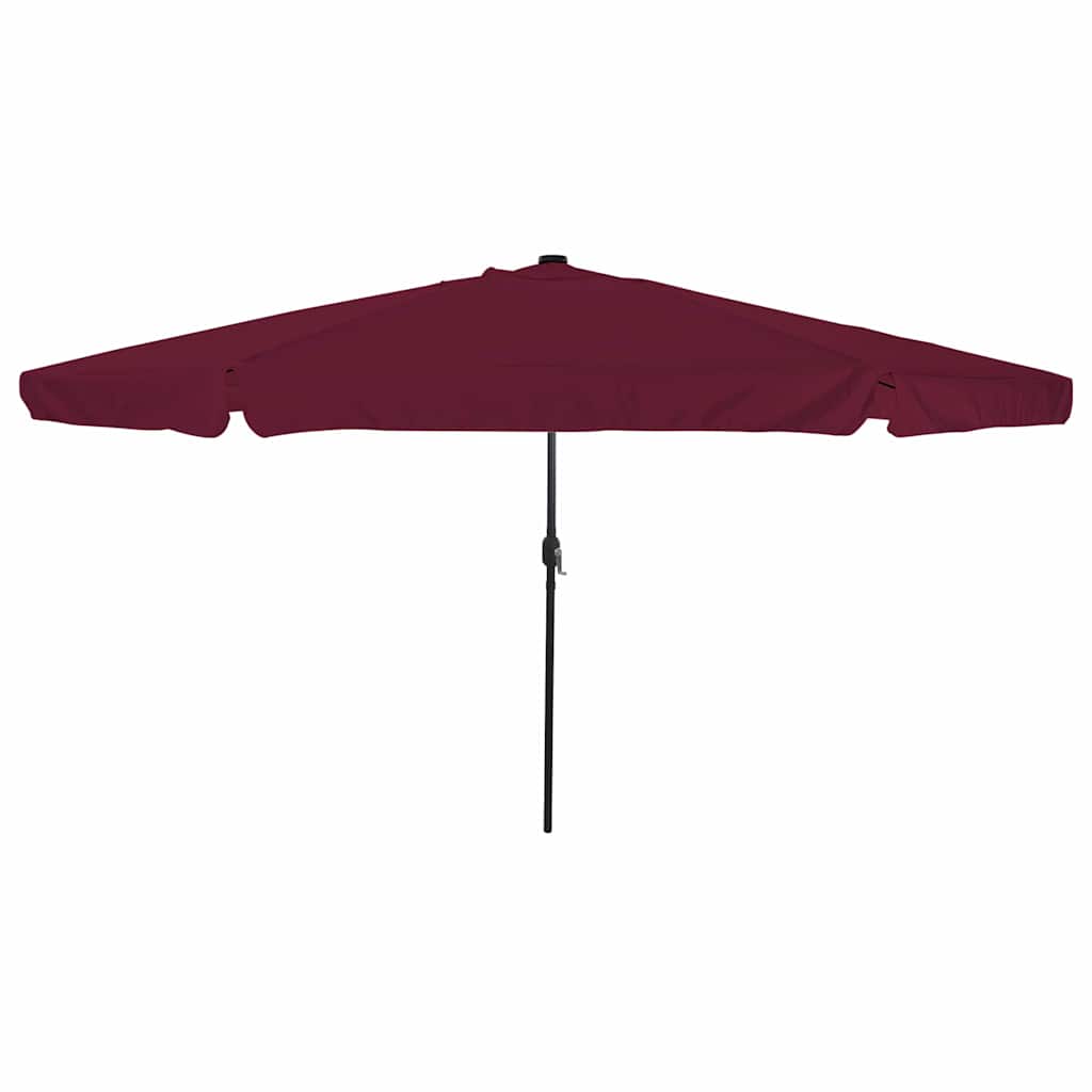 Garten-Sonnenschirm Bordeauxrot 395 x 395 x 245 cm Polyester