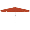 Garten-Sonnenschirm Terrakotta 395 x 395 x 245 cm Polyester