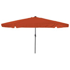 Garten-Sonnenschirm Terrakotta 395 x 395 x 245 cm Polyester