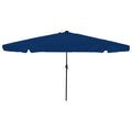 Garten-Sonnenschirm Azurblau 395 x 395 x 245 cm Polyester