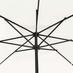 Garten-Sonnenschirm Sand 295 x 295 x 245 cm Polyester und Stahl