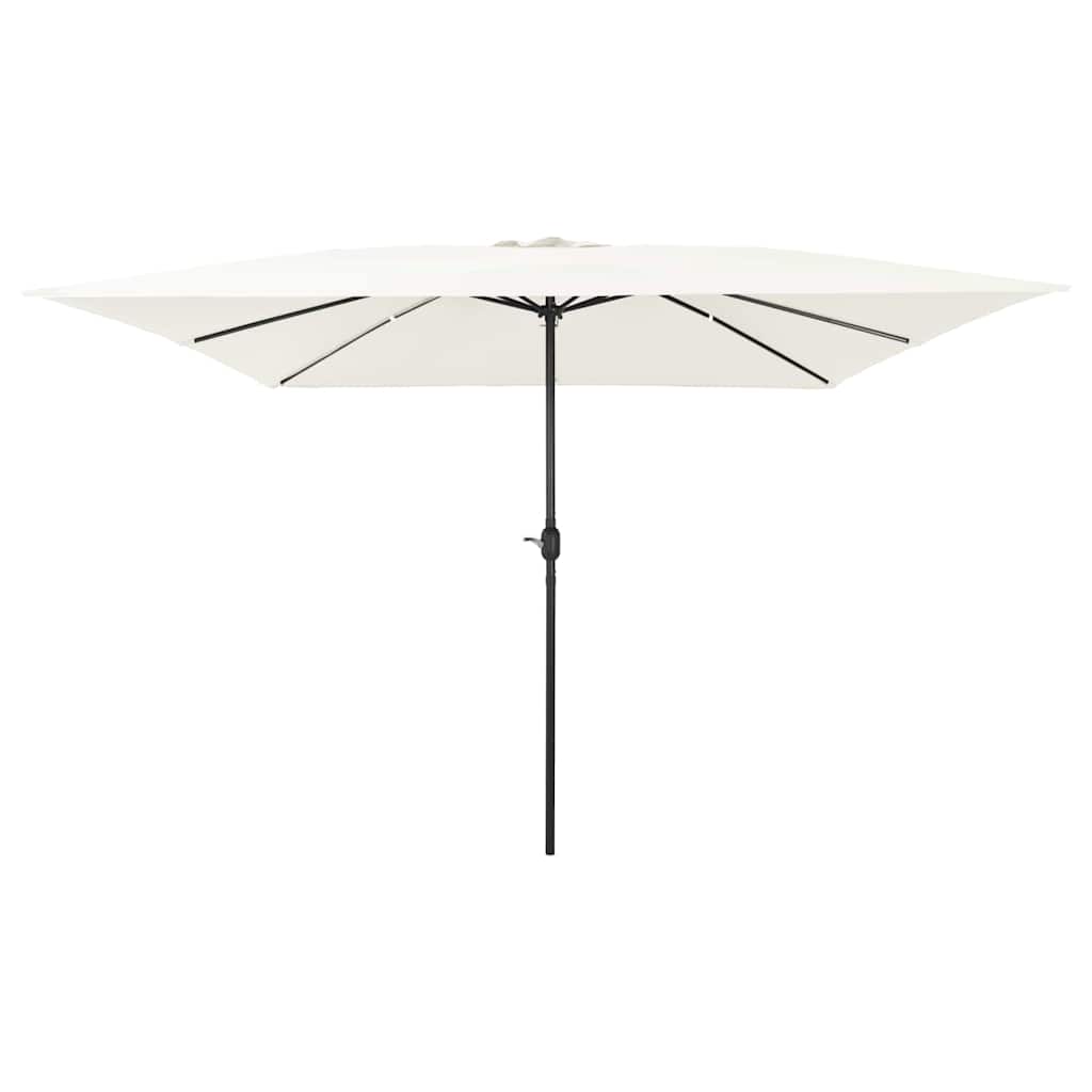 Garten-Sonnenschirm Sand 295 x 295 x 245 cm Polyester und Stahl