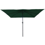 Garten-Sonnenschirm Grün 295 x 295 x 245 cm Polyester und Stahl