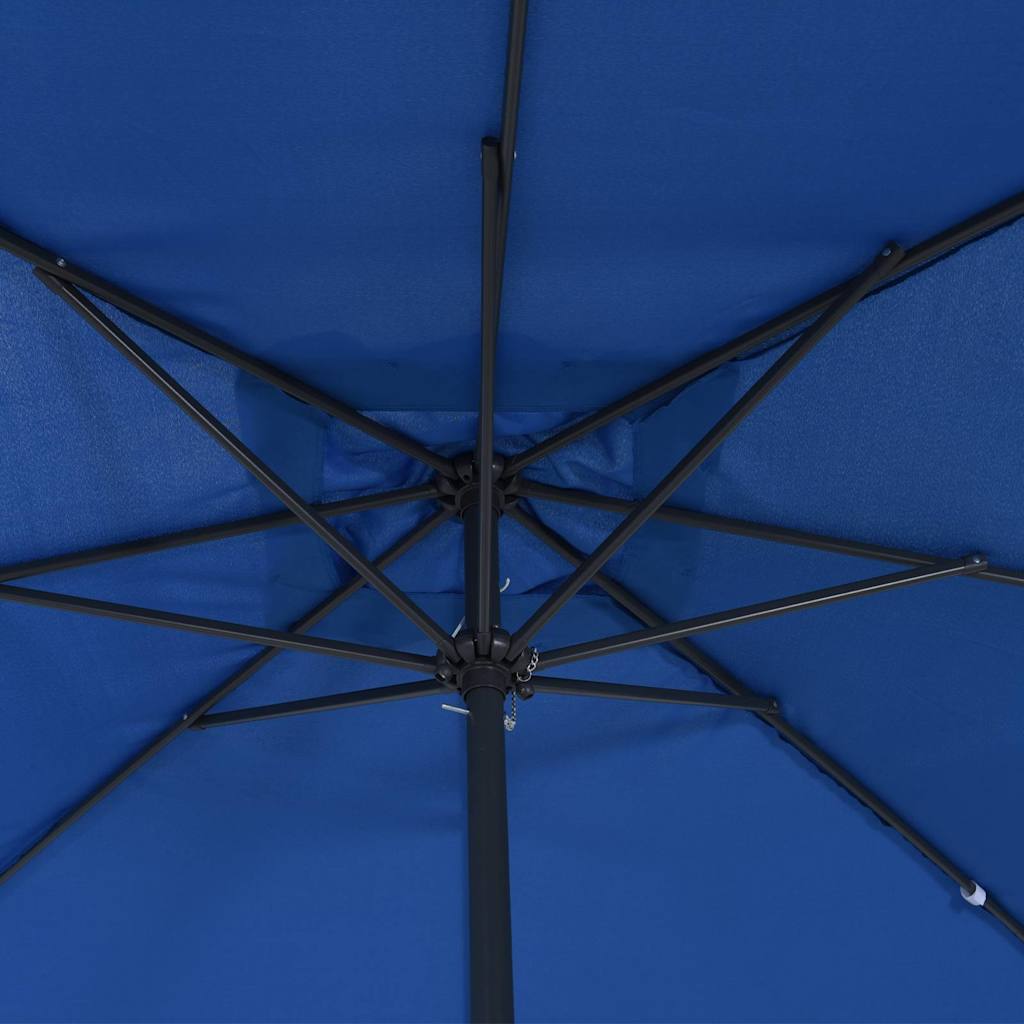 Garten-Sonnenschirm Azurblau 295 x 295 x 245 cm