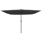 Garten-Sonnenschirm Anthrazit 295 x 295 x 245 cm