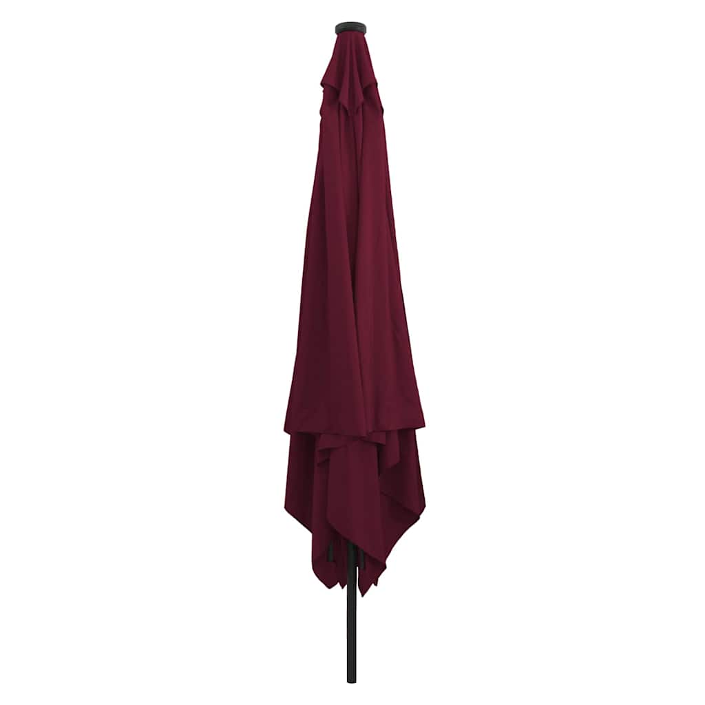 Garten-Sonnenschirm Bordeauxrot 295 x 295 x 245 cm
