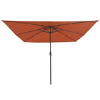 Garten-Sonnenschirm Terrakotta 295 x 295 x 245 cm