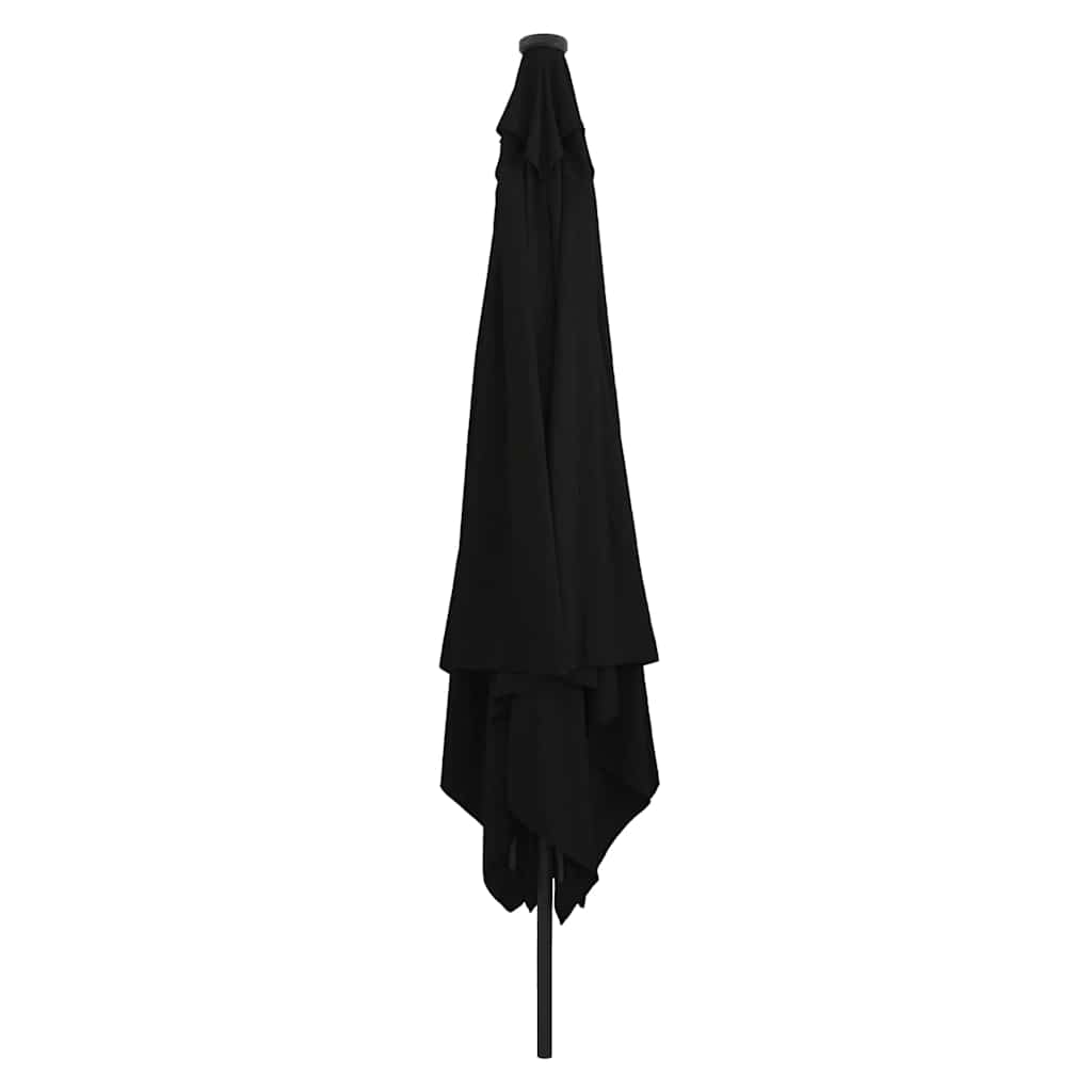 Garten-Sonnenschirm Schwarz 295 x 295 x 245 cm