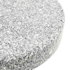 Sonnenschirmständer 29,8kg Grau Granit und Edelstahl Rund