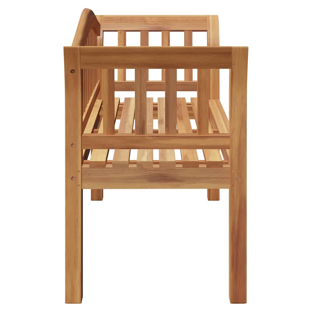 Bank Braun 120 x 53,5 x 85 cm Massivholz Teak
