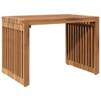 Garten-Beistelltisch Braun 50 x 32,5 x 35 cm Massivholz Teak