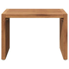 Garten-Beistelltisch Braun 50 x 32,5 x 35 cm Massivholz Teak