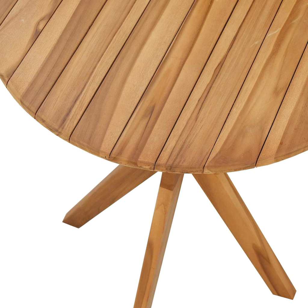 Beistelltisch Braun 70 x 70 x 75 cm Massivholz Teak
