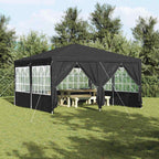Party-Zelt Anthrazit 400 x 400 x 266 cm Polyethylen