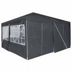 Party-Zelt Anthrazit 400 x 400 x 266 cm Polyethylen