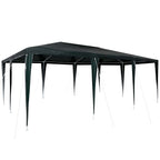 Party-Zelt Grün 600 x 400 x 266 cm Polyethylen und Stahl
