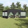 Party-Zelt Anthrazit 600 x 400 x 266 cm Polyethylen