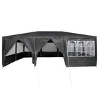 Party-Zelt Anthrazit 600 x 400 x 266 cm Polyethylen