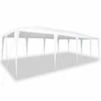 Party-Zelt Weiß 800 x 400 x 266 cm Polyethylen und Stahl