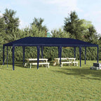 Party-Zelt Blau 800 x 400 x 266 cm Polyethylen und Stahl