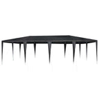 Party-Zelt Anthrazit 800 x 400 x 266 cm Polyethylen und Stahl