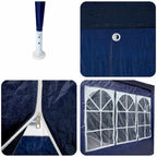 Party-Zelt Blau 800 x 400 x 266 cm Polyethylen