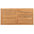 Couchtisch Braun 110 x 55 x 45 cm Massivholz Teak