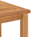 Couchtisch mit Speicher Braun 50 x 35 x 45 cm Massivholz Teak
