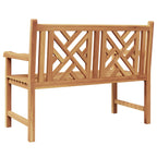 Gartenbank 150 x 60 x 90 cm Massivholz Teak