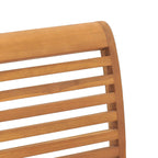 Esszimmerstuhl 4 pcs Braun 62 x 55 x 94 cm Massivholz Teak