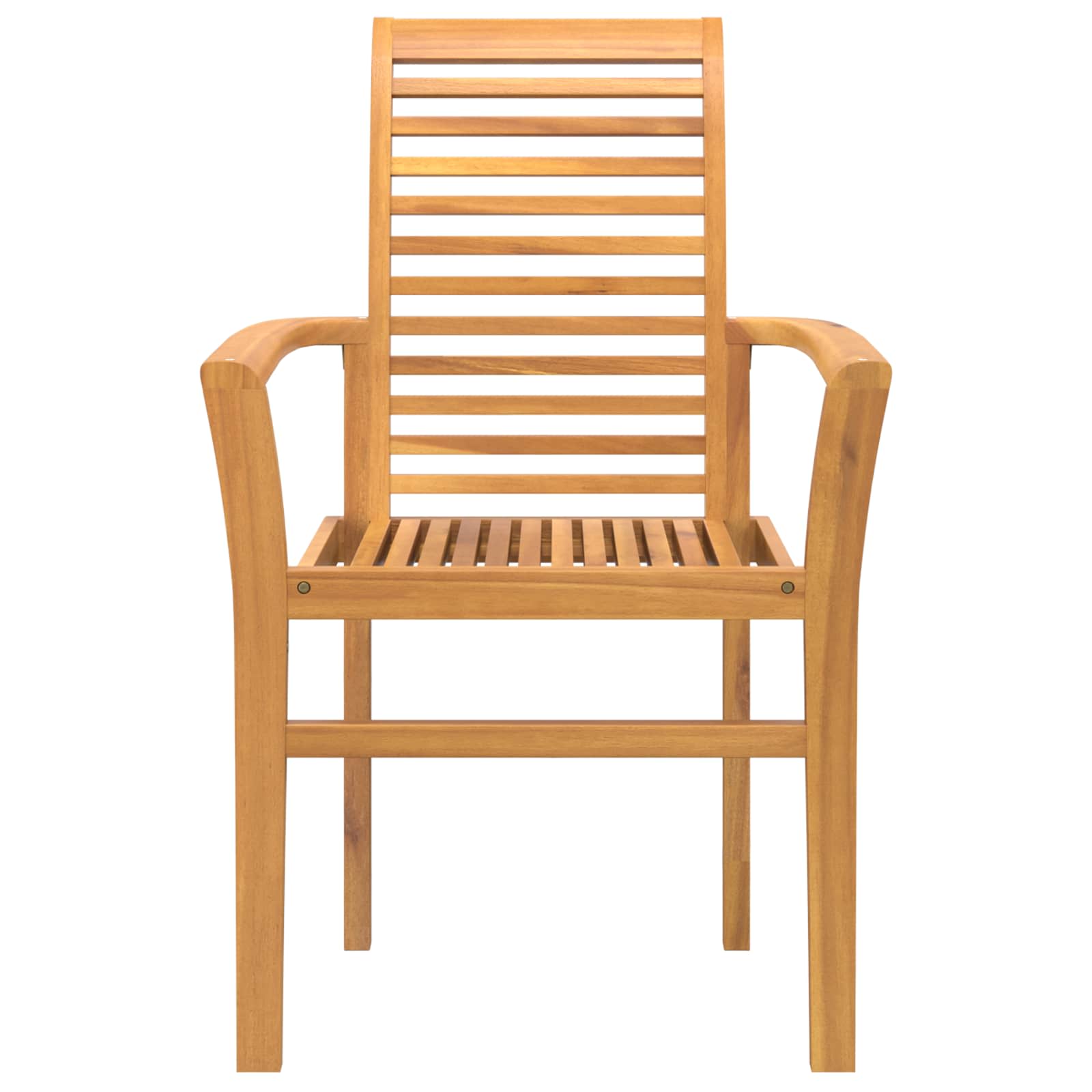 Esszimmerstuhl 4 pcs Braun 62 x 55 x 94 cm Massivholz Teak