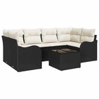 Gartensofa-set Schwarz 55 x 55 x 37 cm Poly-Rattan