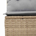 Gartensofa-set Beige 55 x 55 x 37 cm Poly-Rattan