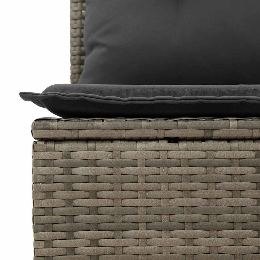 Gartensofa-set Grau 55 x 55 x 37 cm Poly-Rattan