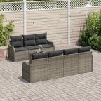 Gartensofa-set Grau 55 x 55 x 37 cm Poly-Rattan