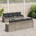 Gartensofa-set Grau 55 x 55 x 37 cm Poly-Rattan