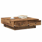 Couchtisch Altholz 90 x 90 x 28 cm Holzwerkstoff