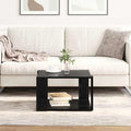 Couchtisch Schwarz Eichen-Optik 51,5 x 51,5 x 30 cm