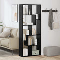 Bücherregal Schwarz Eichen-Optik 67 x 25 x 162 cm Holzwerkstoff