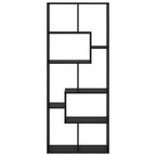 Bücherregal Schwarz Eichen-Optik 67 x 25 x 162 cm Holzwerkstoff